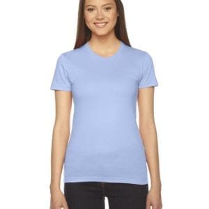 american apparel 2102w custom ladies shirt bulk custom shirts baby blue