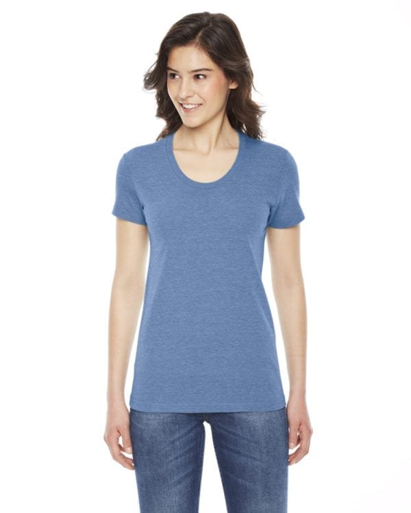 american apparel tr301w custom ladies triblend track tshirt bulk custom shirts athletic blue