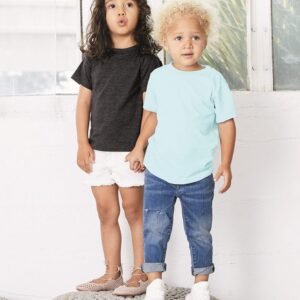 bella canvas 3413t custom toddler triblend shirt at bulkcustomshirts.com