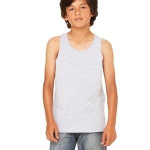 bella canvas 3480y personalize youth jersey tank top bulk custom shirts athletic heather