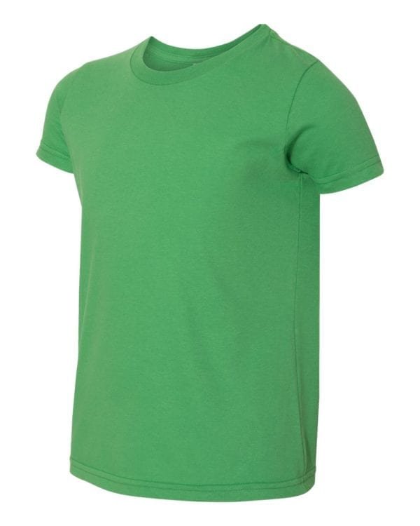 bulk custom shirts american apparel 2201w custom youth t-shirt grass green