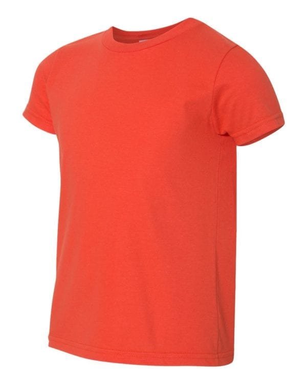 bulk custom shirts american apparel 2201w custom youth t-shirt orange