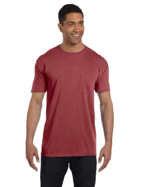 bulk custom shirts comfort colors 6030cc heavyweight rs custom pocket t shirt chili pepper