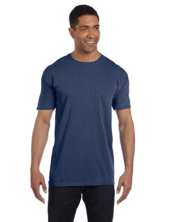 bulk custom shirts comfort colors 6030cc heavyweight rs custom pocket t shirt china blue