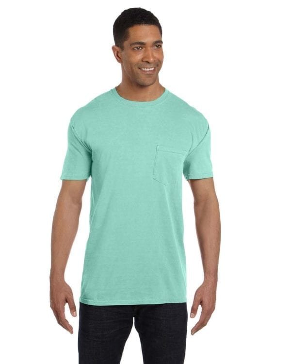 bulk custom shirts comfort colors 6030cc heavyweight rs custom pocket t shirt island reed