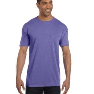 bulk custom shirts comfort colors 6030cc heavyweight rs custom pocket t shirt violet