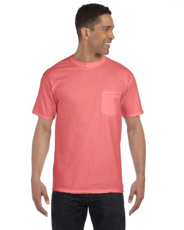bulk custom shirts comfort colors 6030cc heavyweight rs custom pocket t shirt watermelon