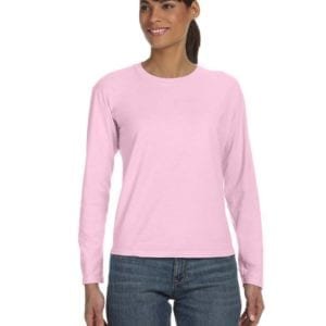 bulk custom shirts comfort colors c3014 custom ladies long sleeve shirt blossom
