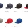 bulk custom shirts - custom hats yupoong y6007 custom 5 panel twill snapback cap colors