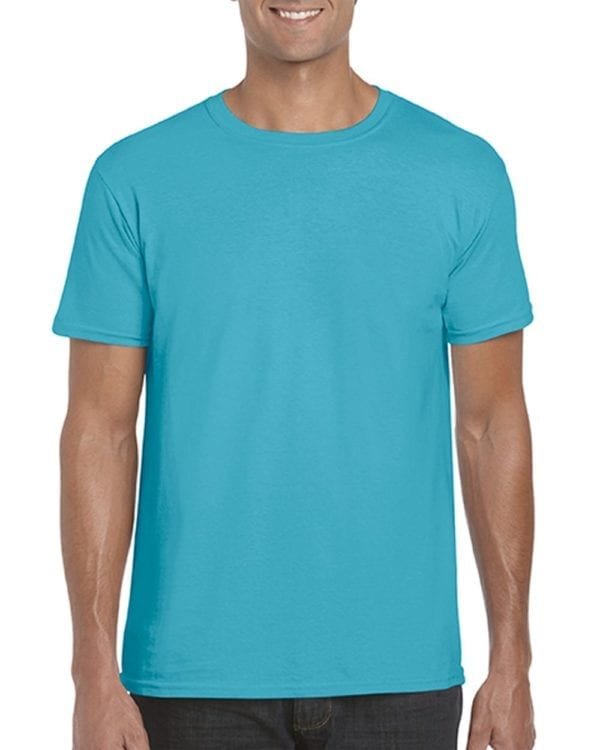 bulk custom shirts gildan g640 custom softstyle 4.5 oz t shirt tropical blue