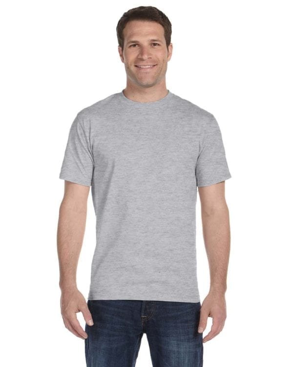 bulk custom shirts gildan g800 50-50 5.5 oz personlized t-shirts sport grey