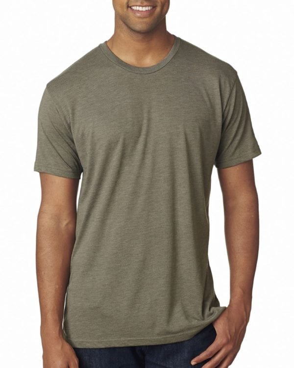 bulk custom shirts next level 6010 custom triblend crew 4.3 oz t shirt venetian gray