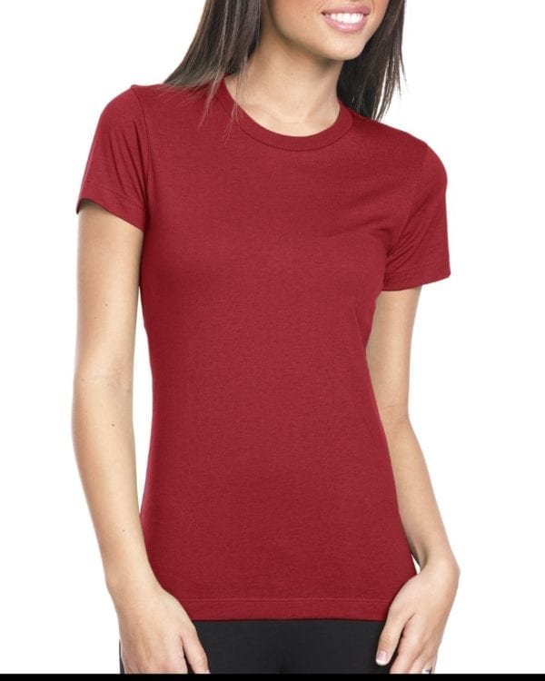 bulk custom shirts next level n3900 ladies boyfriend personalized wholesale comfortable shirt cardinal red