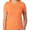 bulk custom shirts next level n3900 ladies boyfriend personalized wholesale comfortable shirt classic orange
