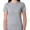 bulk custom shirts next level n3900 ladies boyfriend personalized wholesale comfortable shirt heather gray