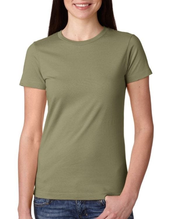 bulk custom shirts next level n3900 ladies boyfriend personalized wholesale comfortable shirt light olive