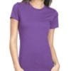 bulk custom shirts next level n3900 ladies boyfriend personalized wholesale comfortable shirt purple berry
