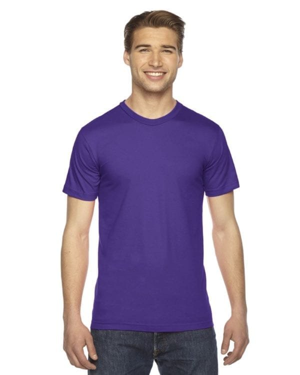 custom american apparel 2001w custom jersey short sleeve shirt purple