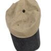 custom hats authentic pigment 1910 custom baseball cap khaki-black