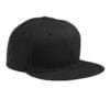 custom hats big accessories ba516 flat bill snapback custom cap black