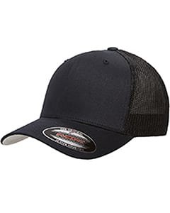 custom hats flexfit 6511 6-panel custom trucker hat bulk custom shirts dark navy