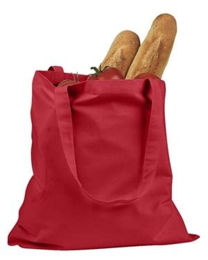custom shopping bag custom tote bags badedge be007 red