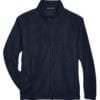 harriton m990 custom full-zip fleece jacket bulk custom shirts navy (2)