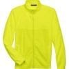harriton m990 custom full-zip fleece jacket bulk custom shirts safety yellow